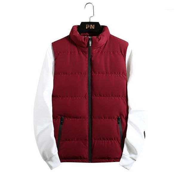new cotton vest men's sleeveless jacket korean version of the trend of slim winter waistcoat warm down cotton vest1, Black;white
new cotton vest men's sleeveless jacket korean version of the trend of slim winter waistcoat warm down cotton vest1, Black;white