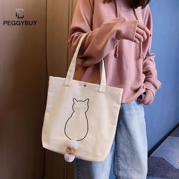 casual canvas women shoulder bag large capacity cat print shopping handbag ladies women's purses and hand bags dropshipping
casual canvas women shoulder bag large capacity cat print shopping handbag ladies women's purses and hand bags dropshipping
