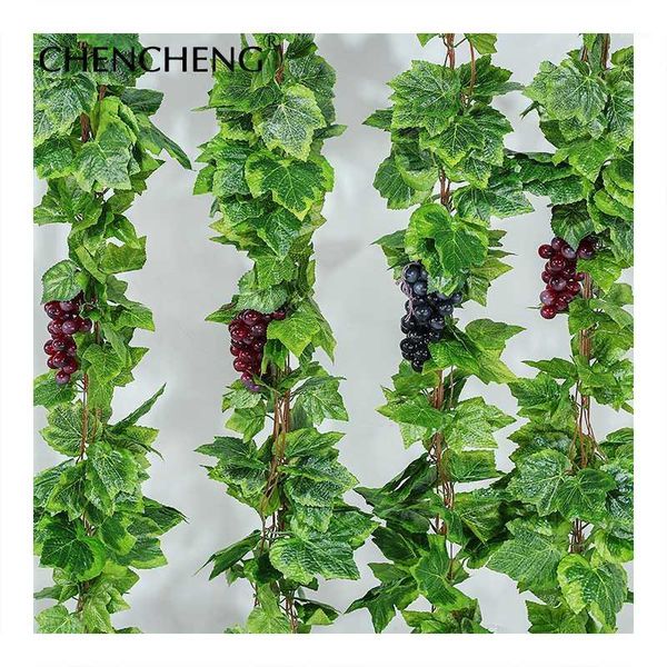 chencheng 10 pieces / lot artificial plant vines silk grape leaves wall hanging fake faux simulation plant rattan for home decor1
chencheng 10 pieces / lot artificial plant vines silk grape leaves wall hanging fake faux simulation plant rattan for home decor1