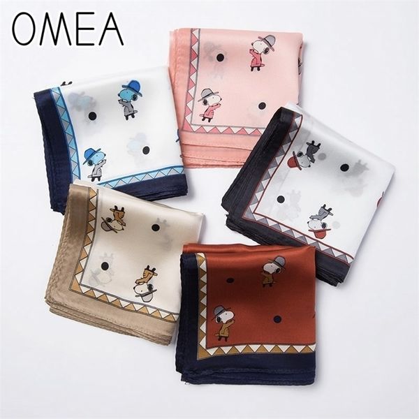 omea small square real scarf women lovely little dog cartoon luxury kerchief headscarf bag decoration neckerchief silk blue y201007, Blue;gray
omea small square real scarf women lovely little dog cartoon luxury kerchief headscarf bag decoration neckerchief silk blue y201007, Blue;gray