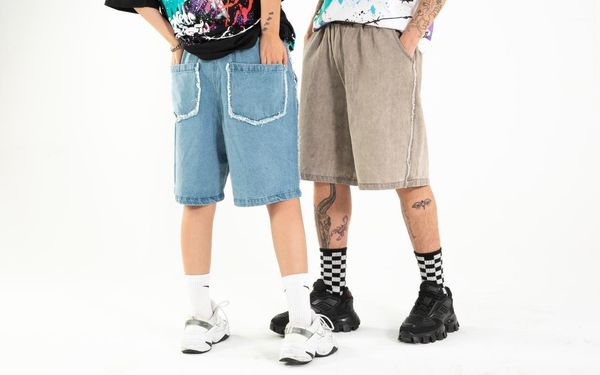 fashion plus size loose cotton jeans big bocket elastic waist men's shorts couples women's shorts1, Blue
fashion plus size loose cotton jeans big bocket elastic waist men's shorts couples women's shorts1, Blue