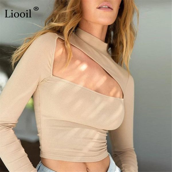 liooil sexy cut out футболка tops женщины осень 2020 streetwear длинные рукава o шеи bodycon crop top выдалбливают черный хаки short top, White
liooil sexy cut out футболка tops женщины осень 2020 streetwear длинные рукава o шеи bodycon crop top выдалбливают черный хаки short top, White