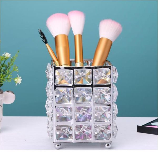 luxury metal crystal makeup brush holder gold silver diamond cosmetic brushes storage tube cosmetic pen box o sqciij
luxury metal crystal makeup brush holder gold silver diamond cosmetic brushes storage tube cosmetic pen box o sqciij