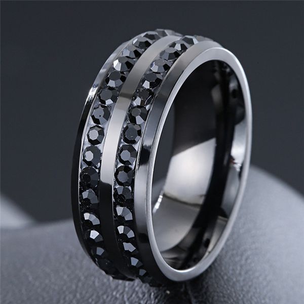 zorcvens punk rock black stainless steel cubic zirconia ring for men hip hop party male wedding jewelry wholesale, Silver
zorcvens punk rock black stainless steel cubic zirconia ring for men hip hop party male wedding jewelry wholesale, Silver