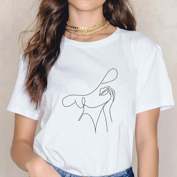 face abstract simple women tshirt summer casual funny t shirt new harajuku creative line art cotton tee shirt, White
face abstract simple women tshirt summer casual funny t shirt new harajuku creative line art cotton tee shirt, White