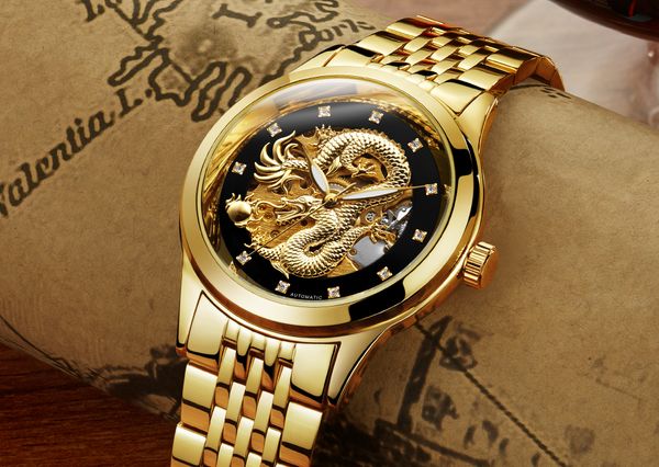 2021 mohdne brand watch leather multi-function waterproof golden dragon watch automatic mechanical hollow men's net red watch, Slivery;brown
2021 mohdne brand watch leather multi-function waterproof golden dragon watch automatic mechanical hollow men's net red watch, Slivery;brown