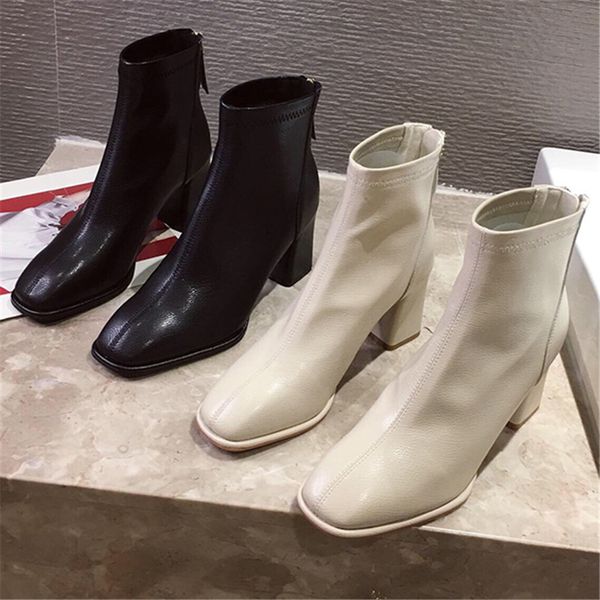 2021 women luxury 7cm block heels high ankle warm winter martin leather cowboy boots shoe shoes 7kzb, Black
2021 women luxury 7cm block heels high ankle warm winter martin leather cowboy boots shoe shoes 7kzb, Black