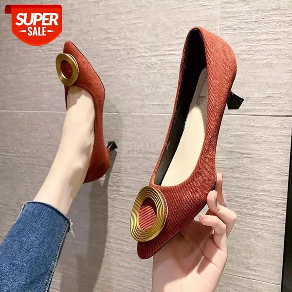 woman pointed toe office shoes female slip on high heels round metal buckle pumps zapatos de mujer plataforma #jm61, Black
woman pointed toe office shoes female slip on high heels round metal buckle pumps zapatos de mujer plataforma #jm61, Black