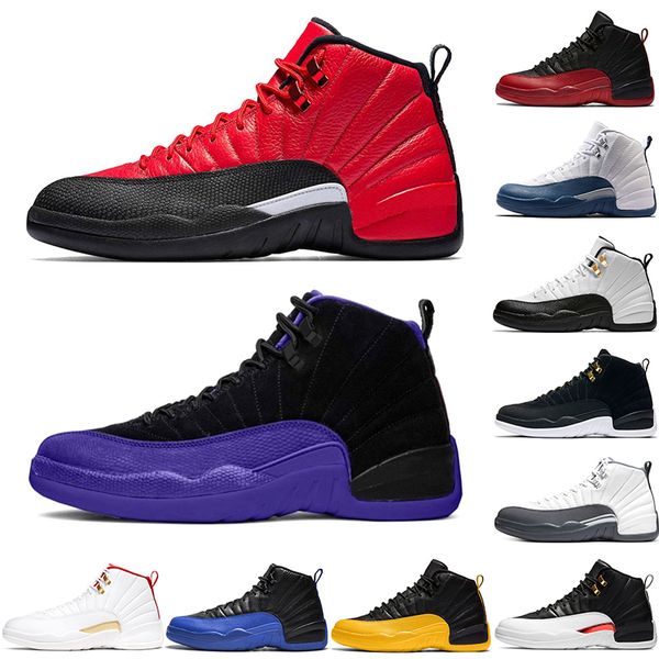 trainers men basketball shoes 12 jumpman reverse 12s taxi black dark grey concord flu game french blue mens sports sneaker size 40-47
trainers men basketball shoes 12 jumpman reverse 12s taxi black dark grey concord flu game french blue mens sports sneaker size 40-47