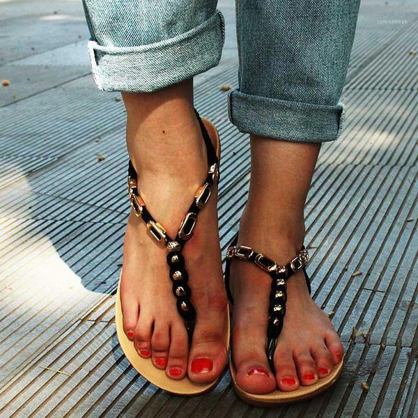 summer women sandals shoes elastict t strap bohemian beaded slipper flat fashion feamle flip flop sandalias1, Black
summer women sandals shoes elastict t strap bohemian beaded slipper flat fashion feamle flip flop sandalias1, Black