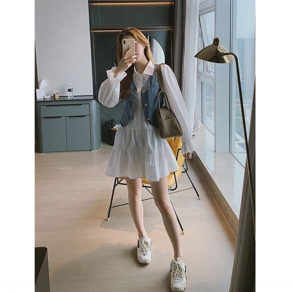 fashion dress dressvest shirt dress temperament denim vest set 2020 autumn new fashion fashionable age-reducing shirt skirt two-piece set sa, Gray
fashion dress dressvest shirt dress temperament denim vest set 2020 autumn new fashion fashionable age-reducing shirt skirt two-piece set sa, Gray