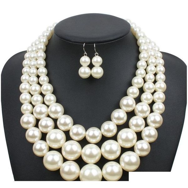 imitation pearl jewelry set 2018 new elegant classic exaggerated multilayer handmade beads collar choker statement necklace women 9abuu, Silver
imitation pearl jewelry set 2018 new elegant classic exaggerated multilayer handmade beads collar choker statement necklace women 9abuu, Silver