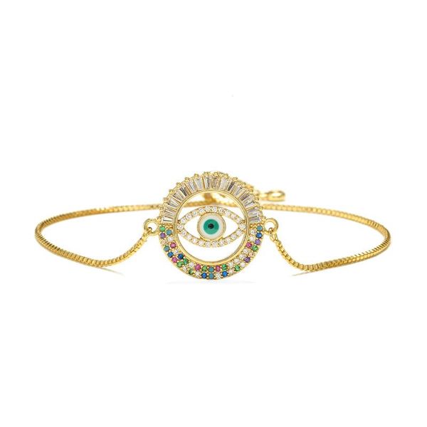 charm bracelets 2021 fashion gold/silver color evil eye bracelet for women girl colourful cz female party jewelry, Golden;silver
charm bracelets 2021 fashion gold/silver color evil eye bracelet for women girl colourful cz female party jewelry, Golden;silver