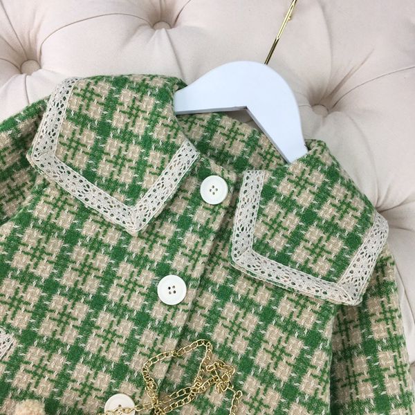 2020 new original single high-end children's wear girl's plaid coat fresh atmosphere and warm, cotton lining delivery, Blue;gray
2020 new original single high-end children's wear girl's plaid coat fresh atmosphere and warm, cotton lining delivery, Blue;gray