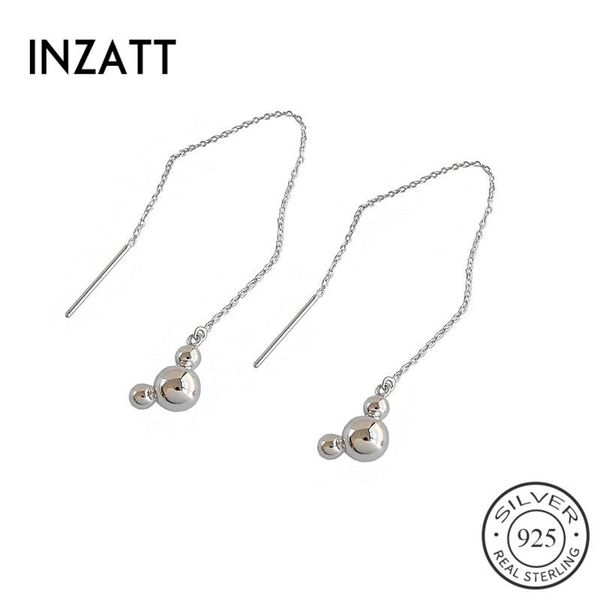 dangle & chandelier inzareal 925 sterling silver chain tassel round ball drop earrings for elegant women party fine jewelry punk accessories
dangle & chandelier inzareal 925 sterling silver chain tassel round ball drop earrings for elegant women party fine jewelry punk accessories