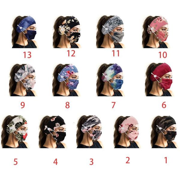 headband mask 2pcs with face women floral button tie-dye protect ears headwrap
headband mask 2pcs with face women floral button tie-dye protect ears headwrap