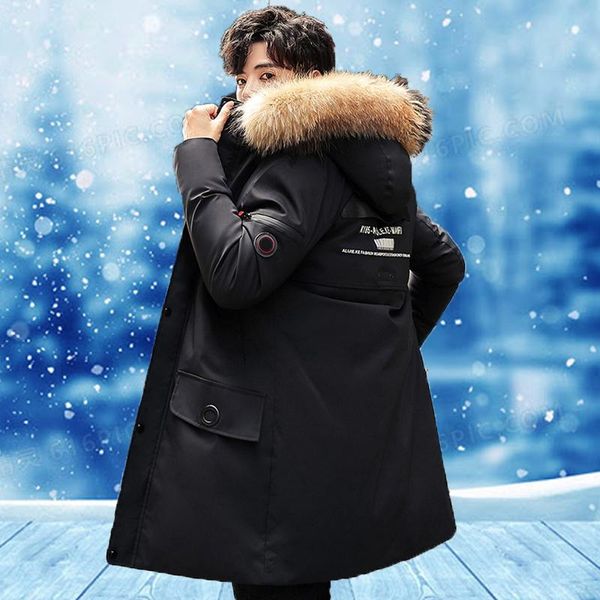 winter jacket men long paraks jacket fur collar coat men clothing winter outdoor hooded coat thick warm long overcoat, Black
winter jacket men long paraks jacket fur collar coat men clothing winter outdoor hooded coat thick warm long overcoat, Black