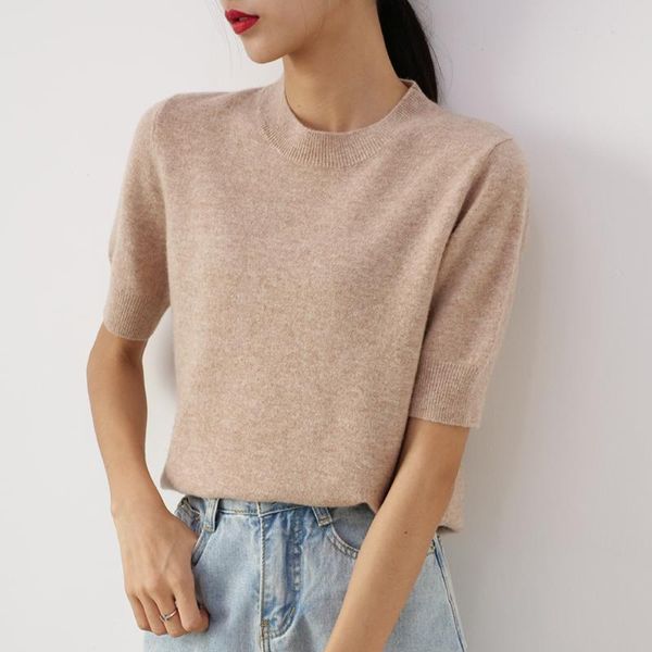 half-sleeve oneck female sweaters woman 100% pure merino wool knitted jumpers 2021 winter autumn new fashion pullovers, White;black
half-sleeve oneck female sweaters woman 100% pure merino wool knitted jumpers 2021 winter autumn new fashion pullovers, White;black
