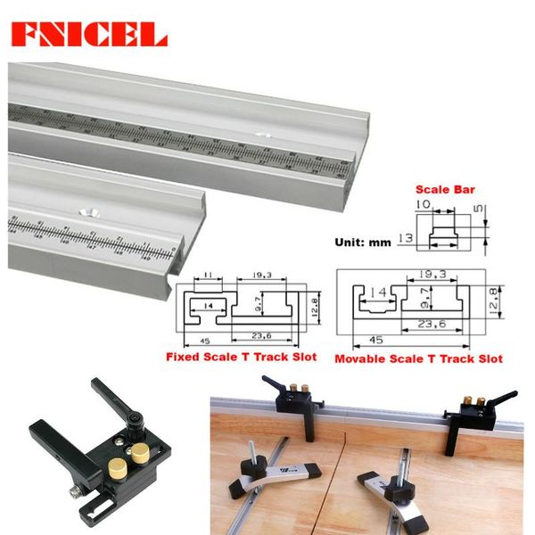 1pc slot miter track aluminum alloy t-tracks with scale and miter track st slot router table saw woodworking diy tools
1pc slot miter track aluminum alloy t-tracks with scale and miter track st slot router table saw woodworking diy tools