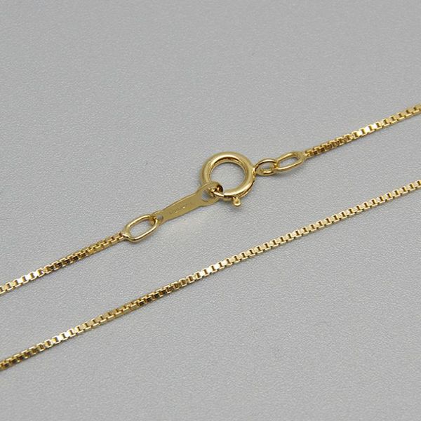 chokers gold filled box chain necklace not fade for women making jewelry accessories 0.85mm 40-45cm 2pcs, Golden;silver
chokers gold filled box chain necklace not fade for women making jewelry accessories 0.85mm 40-45cm 2pcs, Golden;silver