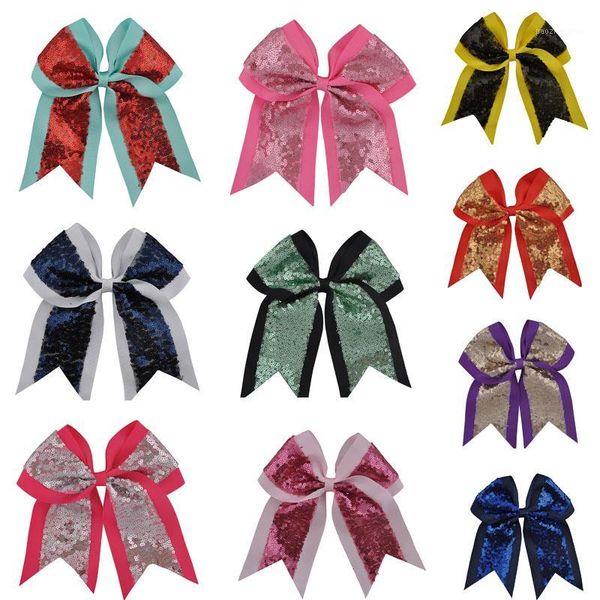 hair accessories 1pc 8 inch fashion sequin bows cheerleading bow with clip 2 color patchwork hairpins school kids headwear accessories1, Slivery;white
hair accessories 1pc 8 inch fashion sequin bows cheerleading bow with clip 2 color patchwork hairpins school kids headwear accessories1, Slivery;white