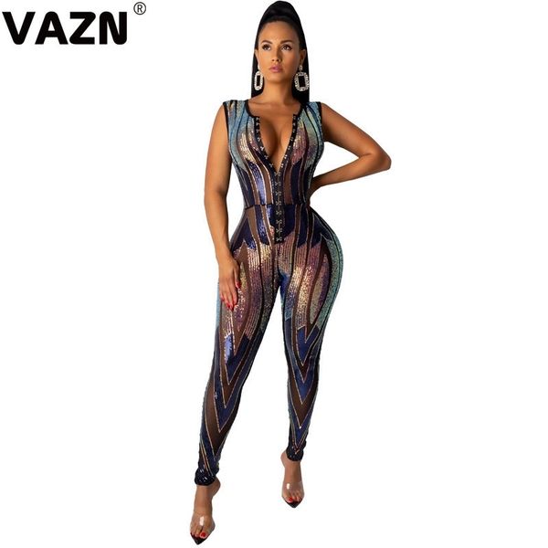 vazn cy8178 new heavy industry sequined club novelty open fashion tank sleeve waist collection women skinny jumpsuits y200422, Black;white
vazn cy8178 new heavy industry sequined club novelty open fashion tank sleeve waist collection women skinny jumpsuits y200422, Black;white