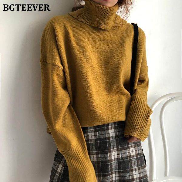 bgteever basic turtleneck female knitting pullovers winter thicken loose warm women sweater jumpers knit 20191, White;black
bgteever basic turtleneck female knitting pullovers winter thicken loose warm women sweater jumpers knit 20191, White;black