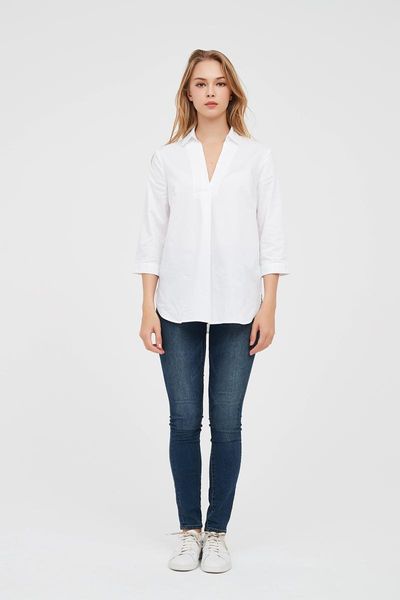 womens and blouses v-neck solid white chiffon blouse office shirt blusas major 2021 3/4 sleeve women shirts clothes spring
womens and blouses v-neck solid white chiffon blouse office shirt blusas major 2021 3/4 sleeve women shirts clothes spring