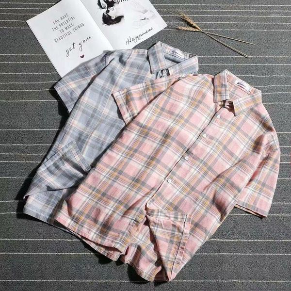 men's casual shirts summer short-sleeved men's non-iron inch youth korean trend plaid shirt1, White;black
men's casual shirts summer short-sleeved men's non-iron inch youth korean trend plaid shirt1, White;black
