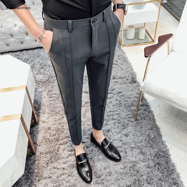 2021 new casual business suit pant men slim fit ankle length mens dress pant fashion formal trousers male clothing size 28-36, White;black
2021 new casual business suit pant men slim fit ankle length mens dress pant fashion formal trousers male clothing size 28-36, White;black