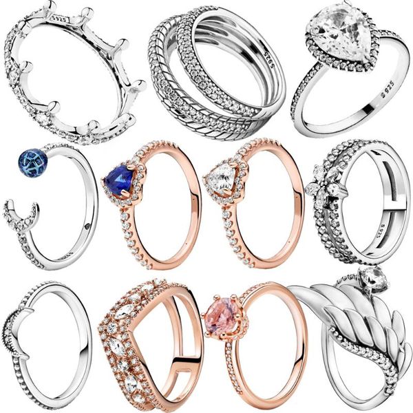 cluster rings 2021 fashion 925 sterling silver crescent moon tiara crown ring women engagement anniversary jewelry making gift, Golden;silver
cluster rings 2021 fashion 925 sterling silver crescent moon tiara crown ring women engagement anniversary jewelry making gift, Golden;silver