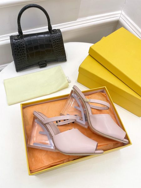 2022 fashion first women's high heel sandals open toe half slippers leather transparent heel shoes 35-42, Black
2022 fashion first women's high heel sandals open toe half slippers leather transparent heel shoes 35-42, Black