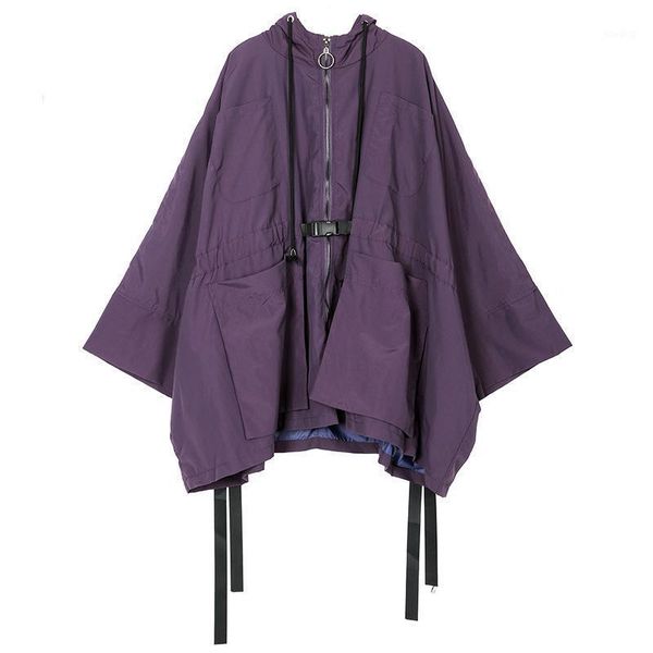2020 female's zipper pockets coat vestido new fashion oversize hooded full sleeve bawting type big size jacket1, Tan;black
2020 female's zipper pockets coat vestido new fashion oversize hooded full sleeve bawting type big size jacket1, Tan;black