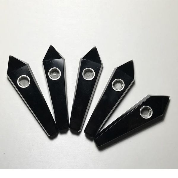 35g of natural quartz crystal healing obsidian pipe smoking poin jllvpu, Black
35g of natural quartz crystal healing obsidian pipe smoking poin jllvpu, Black