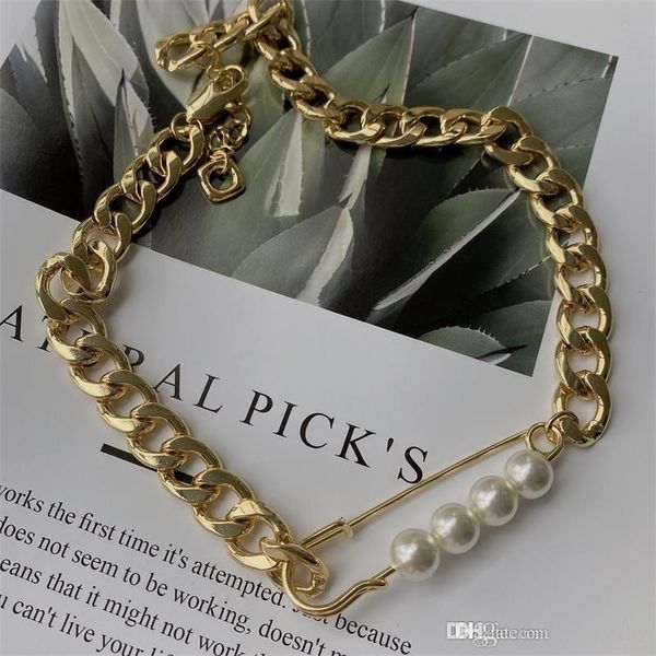 fashion personality pin pearl design necklace female minority design versatile heavy industry street hip hop popular3, Silver
fashion personality pin pearl design necklace female minority design versatile heavy industry street hip hop popular3, Silver