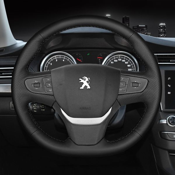 diy hand sewn steering wheel cover car fiber skin for peugeot 508l 4008 5008 408 308 e2008 automotive interior
diy hand sewn steering wheel cover car fiber skin for peugeot 508l 4008 5008 408 308 e2008 automotive interior