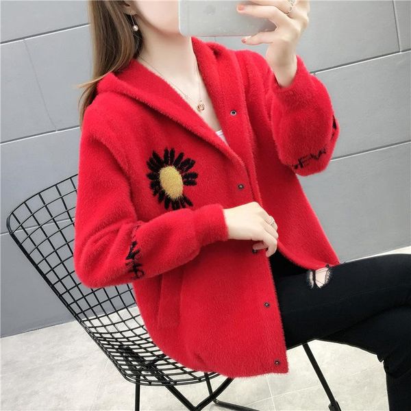 women's designer clothes 2020 spring and autumn women's sweater 5 colors loose lazy style hooded embroidery printing dark button k, White;black
women's designer clothes 2020 spring and autumn women's sweater 5 colors loose lazy style hooded embroidery printing dark button k, White;black