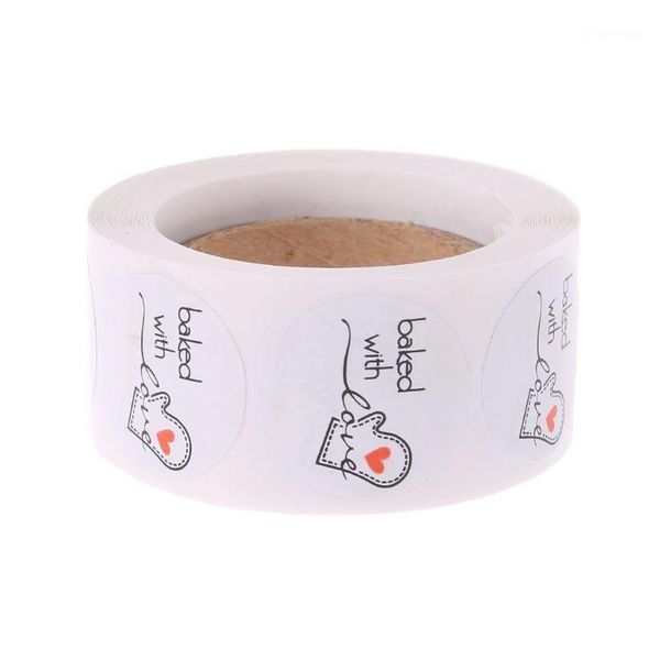 500pcs baked with love round kraft paper sticker adhesive baking label for christmas festival cake box gift n1ha1
500pcs baked with love round kraft paper sticker adhesive baking label for christmas festival cake box gift n1ha1