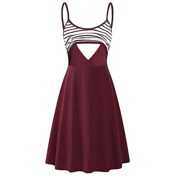 ladies pregnant summer women stripe breastfeeding maternity clothes sleeveless nursing pregnancy, Black;gray
ladies pregnant summer women stripe breastfeeding maternity clothes sleeveless nursing pregnancy, Black;gray