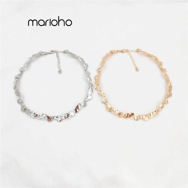 bijoux irregular gold silver color geometric chokers necklace for women metal bump statement necklace fashion simple accessories, Golden;silver
bijoux irregular gold silver color geometric chokers necklace for women metal bump statement necklace fashion simple accessories, Golden;silver