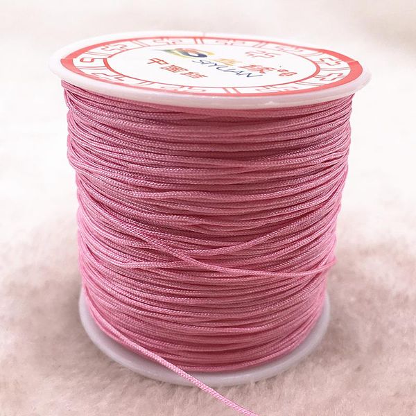 100 м рулона 0,8 мм розовый нейлоновый шнур резьба китайский узел macrame shod браслет плетеная струна diy tassels бисером поток h jllhwq
100 м рулона 0,8 мм розовый нейлоновый шнур резьба китайский узел macrame shod браслет плетеная струна diy tassels бисером поток h jllhwq