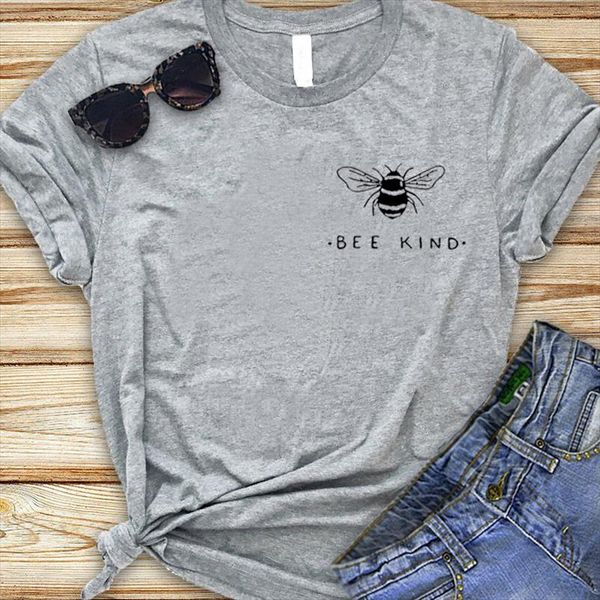 bee kind tshirt women pocket print kawaii girl t shirt cotton short sleeve shirts casual tumblr dropshipping, White
bee kind tshirt women pocket print kawaii girl t shirt cotton short sleeve shirts casual tumblr dropshipping, White