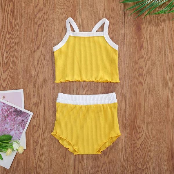 newborn infant baby girls summer shorts sets knit strap tank + solid color shorts 2 pcs casual clothes1, White
newborn infant baby girls summer shorts sets knit strap tank + solid color shorts 2 pcs casual clothes1, White