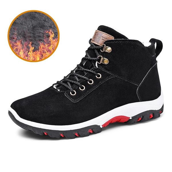 men's snow boots ankle winter boots plush warm winter shoes suede outdoor hiking non-slip men men shoes dropshipping, Black
men's snow boots ankle winter boots plush warm winter shoes suede outdoor hiking non-slip men men shoes dropshipping, Black