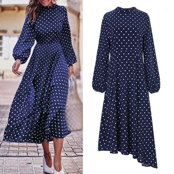 polka dot print dress 2020 autumn women british dress loose long sleeve deep o-neck irregular hem vestidos1, Black;gray
polka dot print dress 2020 autumn women british dress loose long sleeve deep o-neck irregular hem vestidos1, Black;gray
