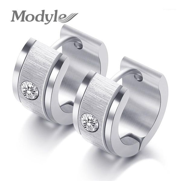 modyle 316l stainless steel zircon earrings for women fashion punk stud piercing round earring ear stud jewelry1, Golden;silver
modyle 316l stainless steel zircon earrings for women fashion punk stud piercing round earring ear stud jewelry1, Golden;silver
