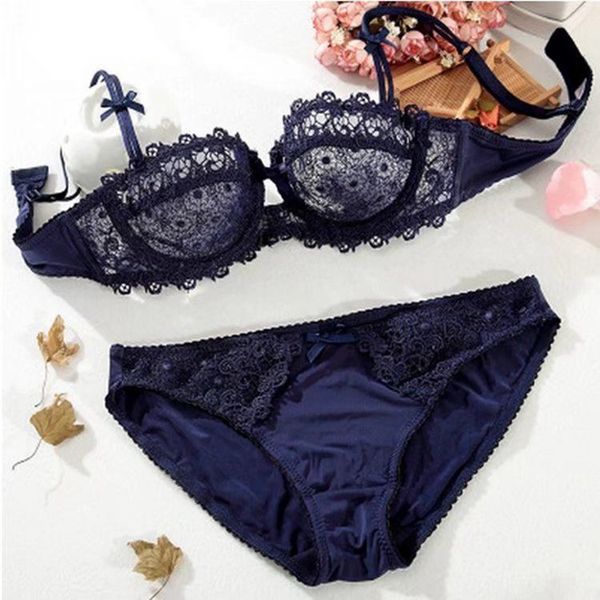 summer lace ultra-thin transparent half a cup women's underwear europe and america bra set, Red;black
summer lace ultra-thin transparent half a cup women's underwear europe and america bra set, Red;black
