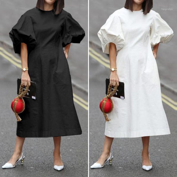 summer dress 2020 vonda women casual o neck short lantern sleeve long dresses plus size bohemian party vestidos femme sundress1, White;black
summer dress 2020 vonda women casual o neck short lantern sleeve long dresses plus size bohemian party vestidos femme sundress1, White;black
