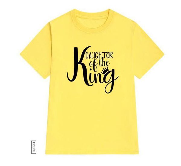 daughter of the king print women tshirt cotton casual funny t shirt lady yong girl tee 5 colors drop ship s-673, White
daughter of the king print women tshirt cotton casual funny t shirt lady yong girl tee 5 colors drop ship s-673, White