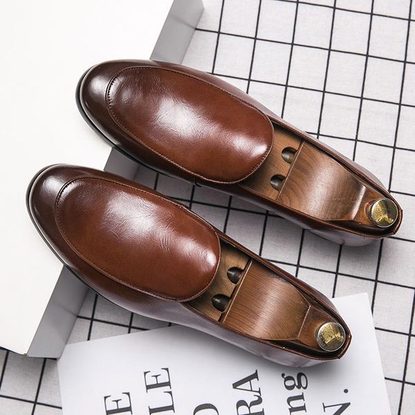 yomior new brand fashion summer men shoes british casual formal dress loafers slip-on breathable business wedding barber flats, Black
yomior new brand fashion summer men shoes british casual formal dress loafers slip-on breathable business wedding barber flats, Black